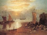 J.M.W. Turner Sun Rising through Vapour painting